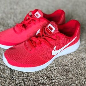 NIB Nike Red Tennis Shoe Sneakers size 6